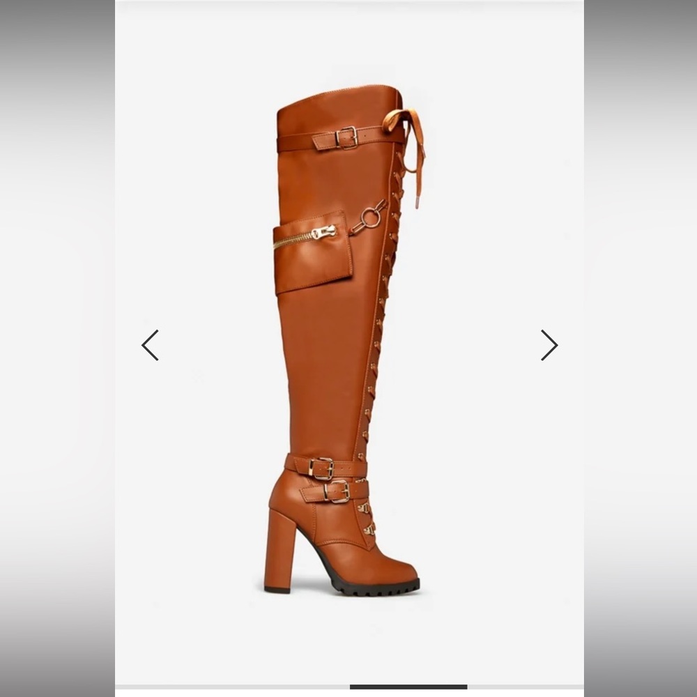 Elira Leather Heeled Boots